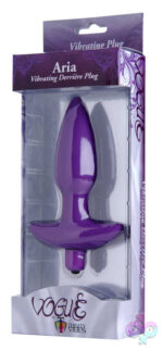 XR Brands Trinity Vibes Sex Toys - Aria Vibrating Silicone Anal Plug - Medium
