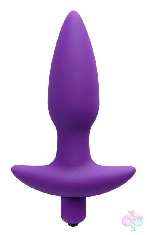 XR Brands Trinity Vibes Sex Toys - Aria Vibrating Silicone Anal Plug - Medium