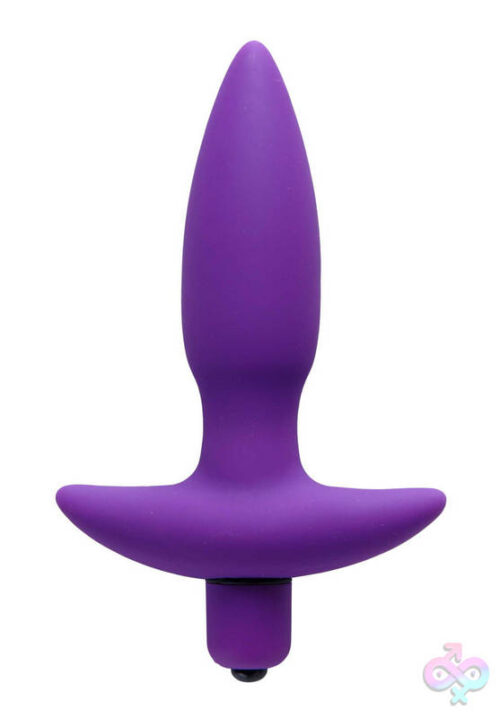 XR Brands Trinity Vibes Sex Toys - Aria Vibrating Silicone Anal Plug - Small