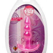 XR Brands Trinity Vibes Sex Toys - Bubbles Bumpy Starter Anal Plug - Pink