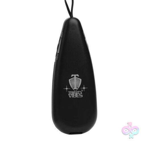 XR Brands Trinity Vibes Sex Toys - Clear Multi -Speed Vibrating Head Teaser