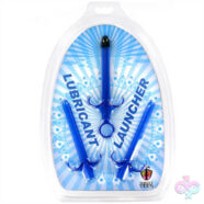 XR Brands Trinity Vibes Sex Toys - Lubricant Launcher Set of 3 - Blue