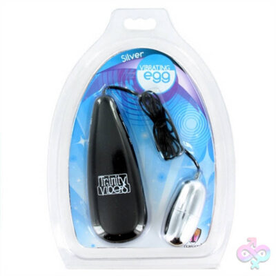 XR Brands Trinity Vibes Sex Toys - Silver Vibrating Egg