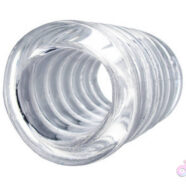 XR Brands Trinity Vibes Sex Toys - Spiral Ball Stretcher - Clear