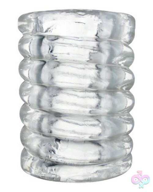XR Brands Trinity Vibes Sex Toys - Spiral Ball Stretcher - Clear
