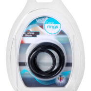 XR Brands Trinity Vibes Sex Toys - Trinity Silicone Cock Rings - Black