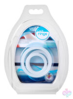 XR Brands Trinity Vibes Sex Toys - Trinity Silicone Cock Rings - Clear