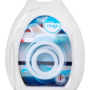 XR Brands Trinity Vibes Sex Toys - Trinity Silicone Cock Rings - Clear