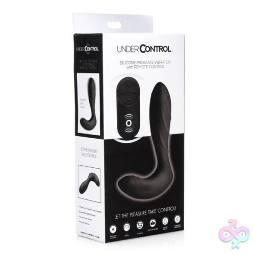 XR Brands Under Control Sex Toys - Silicone Prostate Vibrator With Remote Control