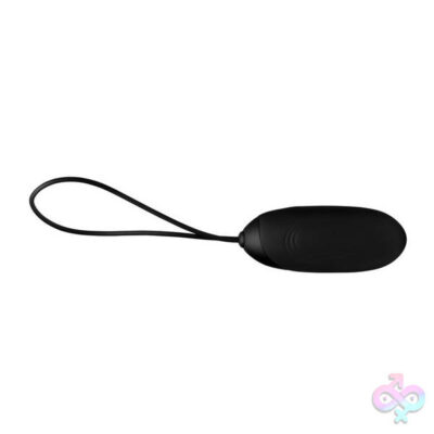 Silicone Vibrating Bullet With Remote Control by XR Brands in black