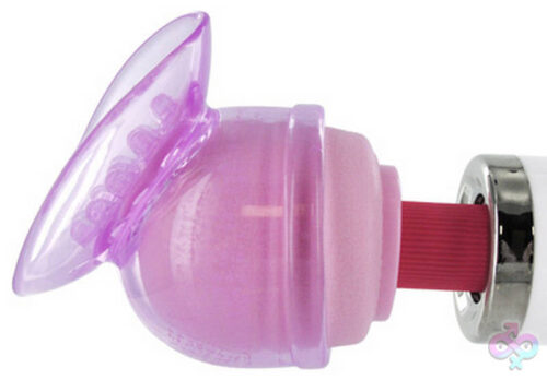 XR Brands Wand Essentials Sex Toys - Lily Pod Tip Attachment - Purple