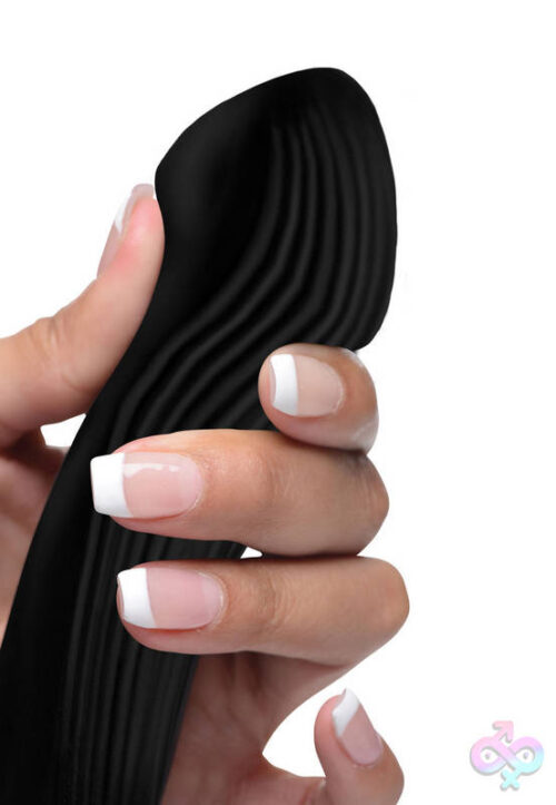 XR Brands Wonder Vibes Sex Toys - 7x Bendable Silicone Vibrator - Black