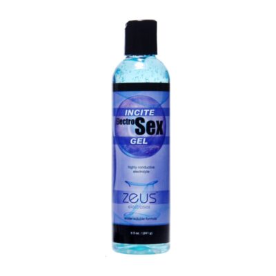 Zeus Electro Sex Gel 8.5 Oz by XR Brands — conductive e-stim gel for electrical stimulation