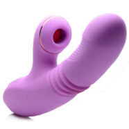 XR Brands inmi Sex Toys - Shegasm Thrusting Suction Rabbit - Purple