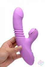 XR Brands inmi Sex Toys - Shegasm Thrusting Suction Rabbit - Purple