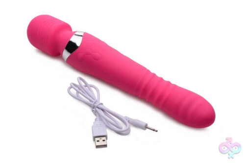XR Brands inmi Sex Toys - Ultra Thrusting and Vibrating Silicone Wand