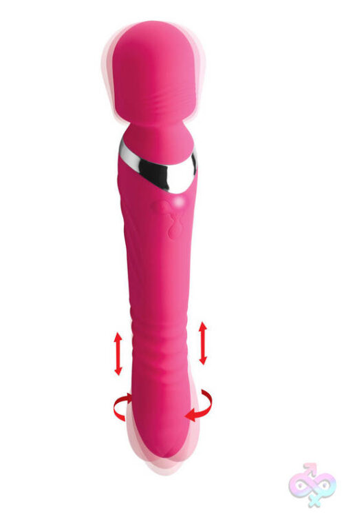XR Brands inmi Sex Toys - Ultra Thrusting and Vibrating Silicone Wand
