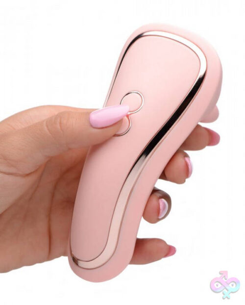 XR Brands inmi Sex Toys - Vibrassage Fondle Vibrating Clit Massager - Pink