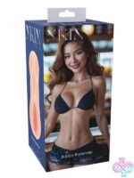 Large beige textured TPE masturbator Sasha from Shots Toys with realistic feel design