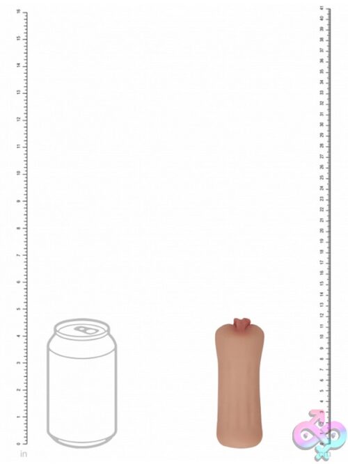 Xkin Pinup Bettie Blowkiss Tpe Small Masturbator – Tan - Image 3