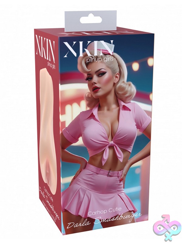 Discreet-Toys-Xkin-Pinup-Darla-Smashburger-Tpe-Medium-Masturbator-202G-Flesh-Nu-St-Xkn005Fle Xkin Pinup Darla Medium Tpe Masturbator Sleeve In Beige By Shots Toys