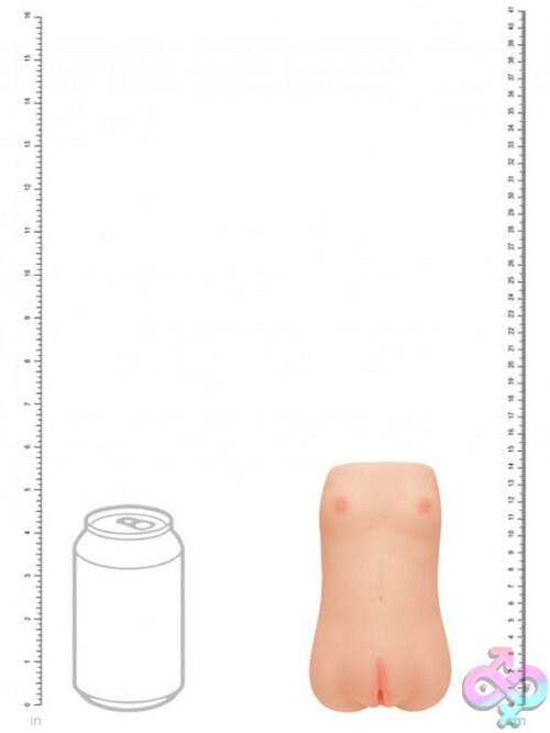 Xkin Raw Slitline Tpe Large Masturbator – Flesh - Image 6