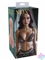 Amara large realistic-feel beige TPE masturbator sleeve by Shots Toys