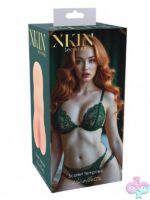 Xkin Secret Affairs Nicolette medium masturbator in warm beige TPE by Shots Toys