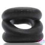 Z-Balls Zig-Zag Cockring Ballstretcher - Black - Image 2