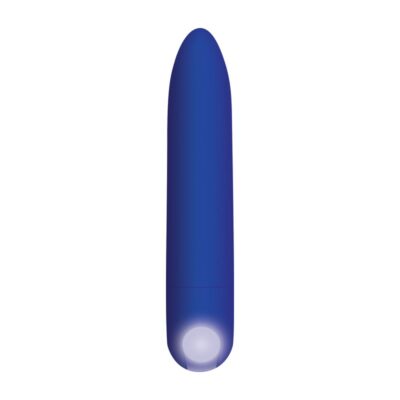 Zero Tolerance All Mighty blue rechargeable bullet vibrator by Evolved Novelties
