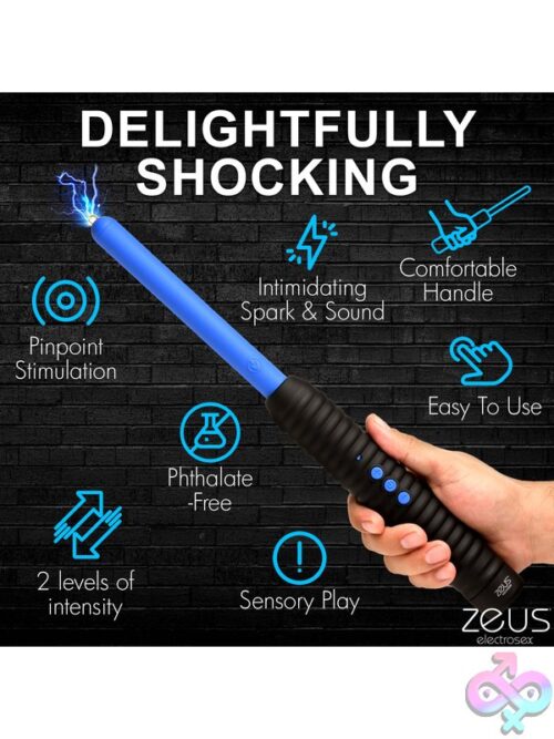 Zeus Electrosex Shock Rod E-Stim Zapping Wand - Image 8