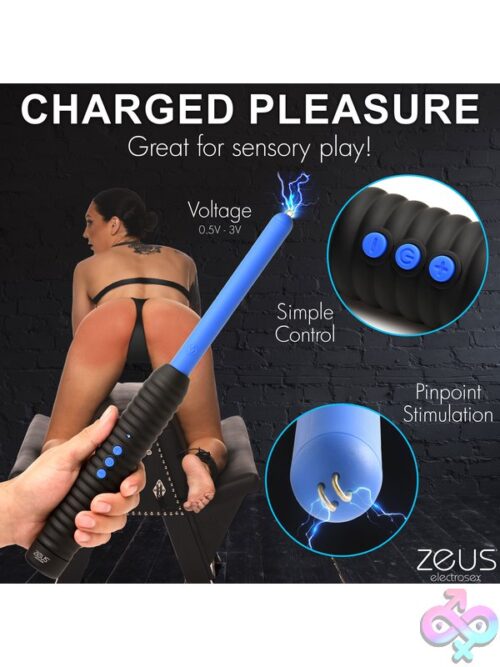 Zeus Electrosex Shock Rod E-Stim Zapping Wand - Image 9