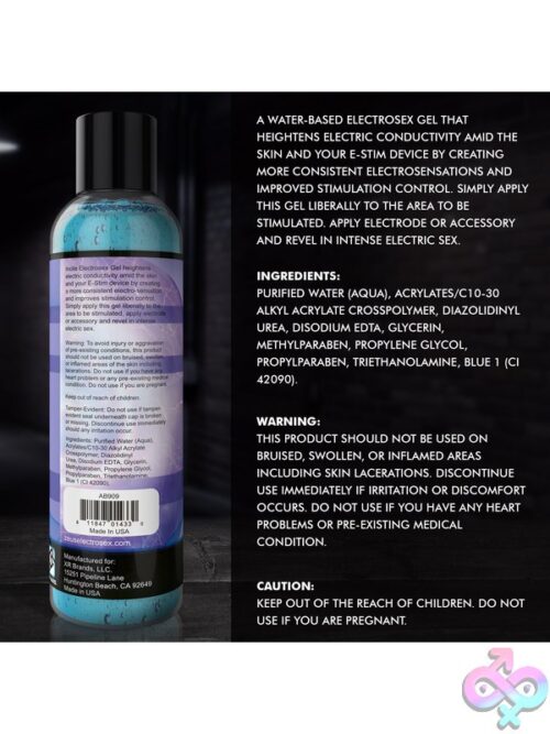 Zeus Electro Sex Gel 8.5 Oz - Image 6