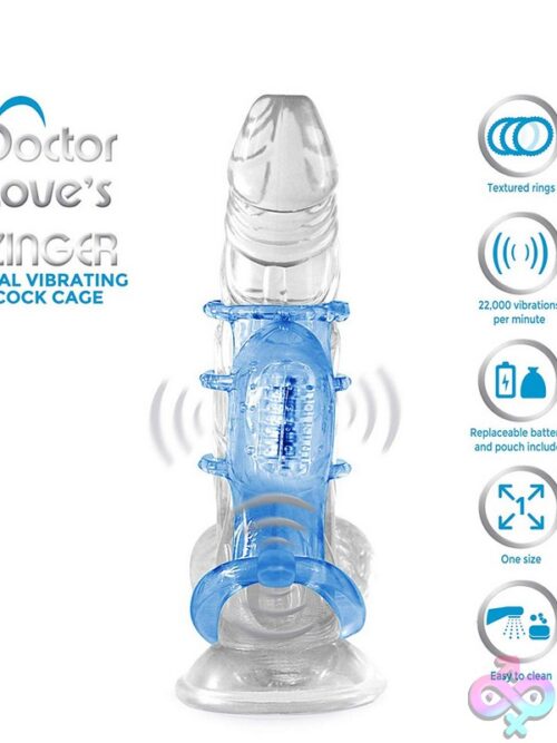 Zinger Dual Vibrating Cock Cage - Image 3