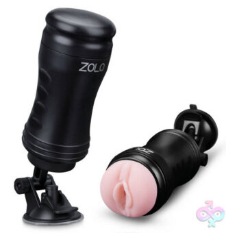 Zolo Cup Sex Toys - Zolo Solo Flesh Discreet Suction Mounted Masturbator