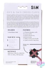 eX's and Oh's Cross Cuffs