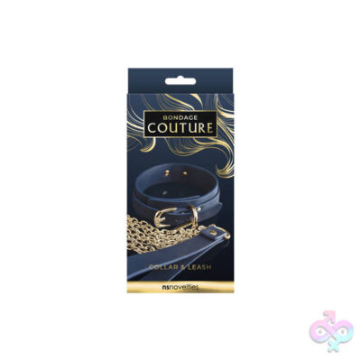 nsnovelties Sex Toys - Bondage Couture - Collar and Leash - Blue