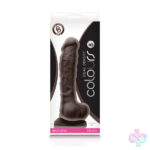 nsnovelties Sex Toys - Colours - Dual Density - 8" Dildo - Dark Brown