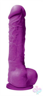 Pegging dildo purple Colours Pleasures 5 Inch Dildo by nsnovelties realistic feel