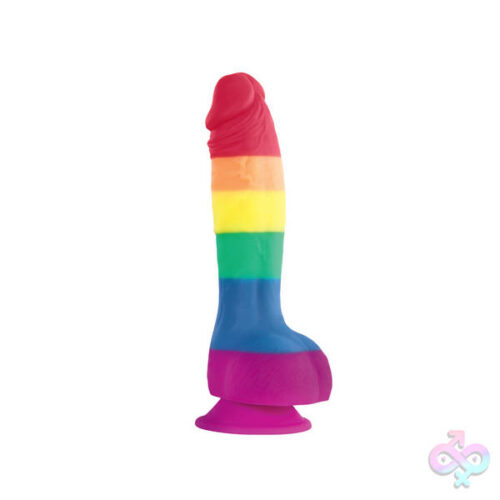 nsnovelties Sex Toys - Colours Pride Edition - 6 Inch Dong - Rainbow