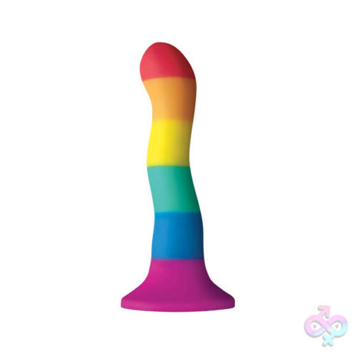nsnovelties Sex Toys - Colours - Wave - Pride Edition - 6" Dildo - Rainbow