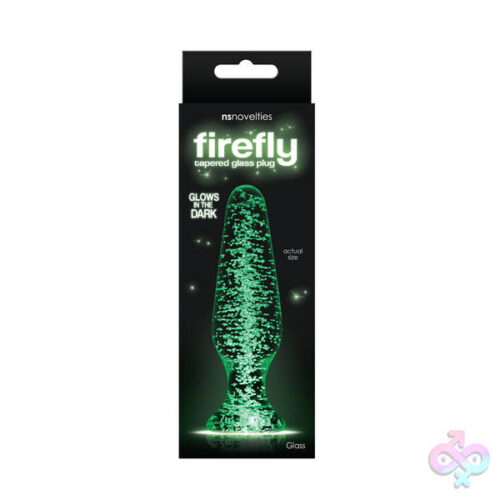 nsnovelties Sex Toys - Firefly Glass - Tapered Plug - Clear