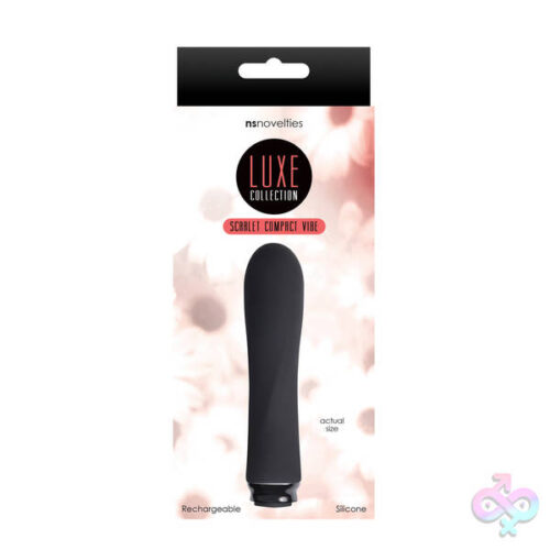 nsnovelties Sex Toys - Luxe Collection Scarlet Compact Vibe - Black