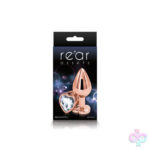 nsnovelties Sex Toys - Rear Assets - Rose Gold Heart - Medium - Clear