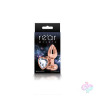 nsnovelties Sex Toys - Rear Assets - Rose Gold Heart - Small - Clear