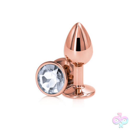 nsnovelties Sex Toys - Rear Assets - Rose Gold - Small - Clear