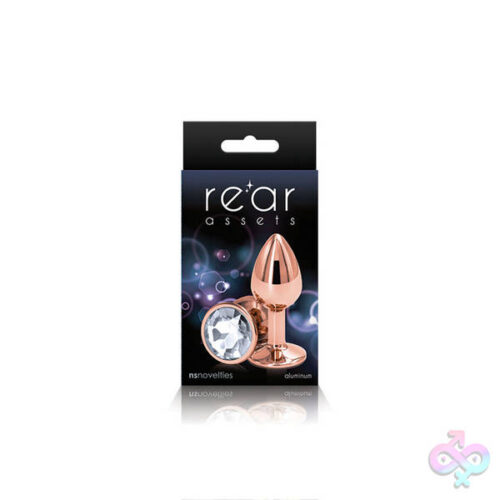 nsnovelties Sex Toys - Rear Assets - Rose Gold - Small - Clear