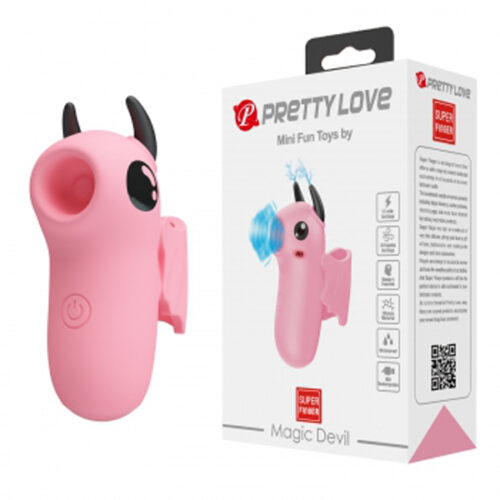 Mini Vibrator Magic Devil Finger Pink By Pretty Love