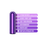 bullet vibrator Kool Vibes - Rechargeable Mini Purple by Blush