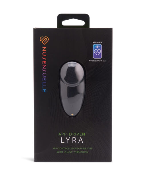 Wireless Vibrator Nu Sensuelle Lyra Panty Vibe App Driven Black By Nu Sensuelle